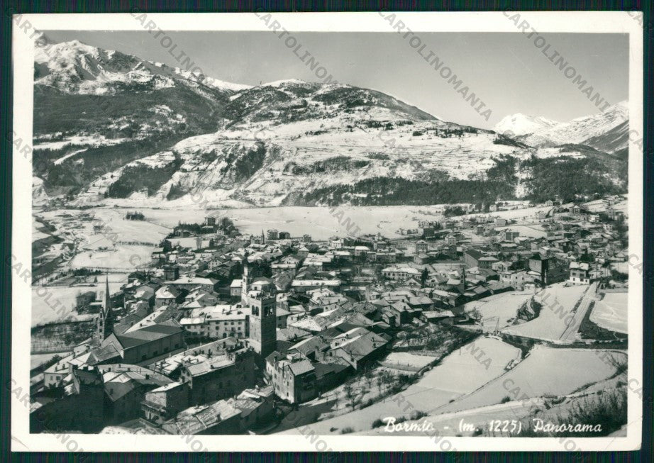 Sondrio Bormio Nevicata Foto FG cartolina KV9197 – fronte