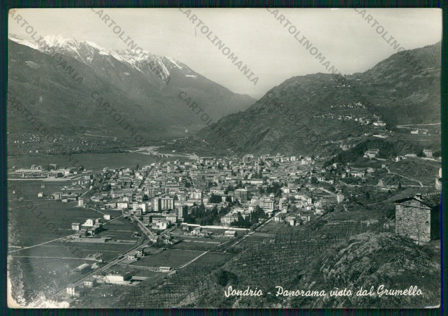 Sondrio Città Grumello ABRASA Foto FG cartolina KV9204 – fronte