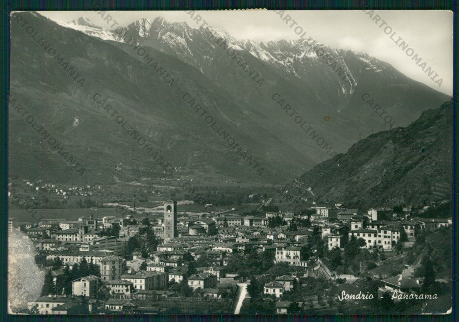 Sondrio Città ABRASA Foto FG cartolina KV9208 – fronte