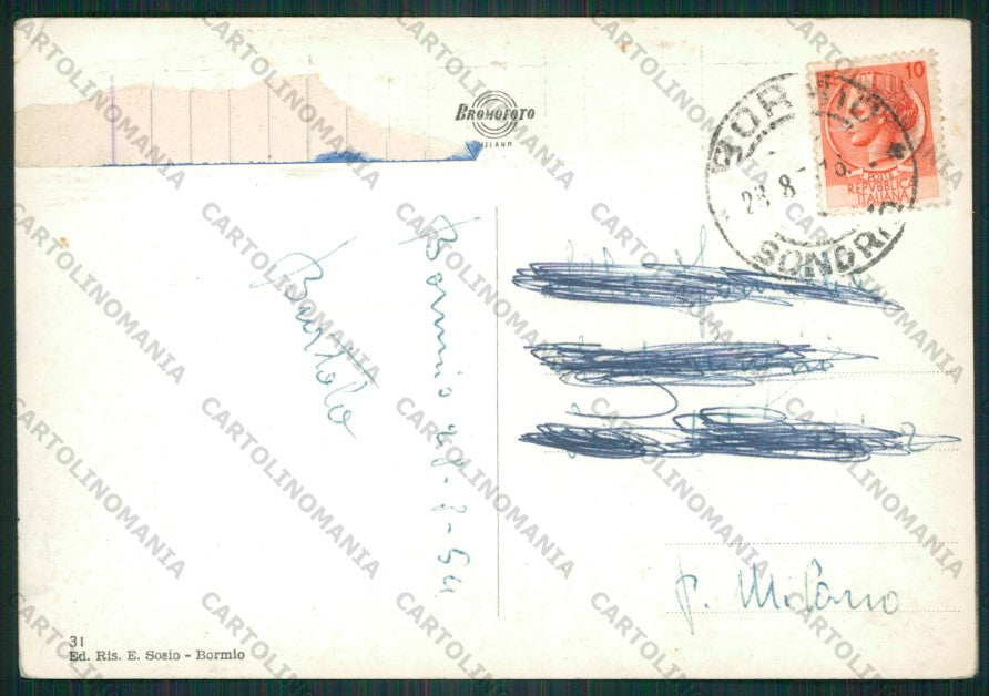Sondrio Bormio COLLA Foto FG cartolina KV9220 – retro