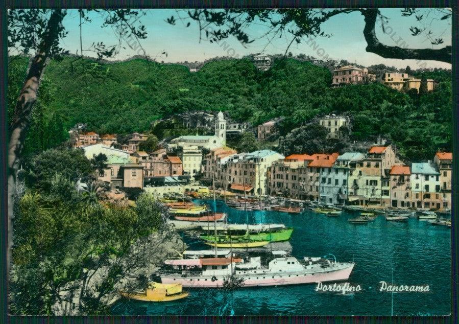 Genova Portofino Barche Foto FG cartolina KV9230 – fronte