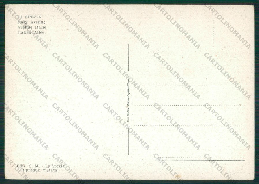La Spezia Città FG cartolina KV9231 – retro