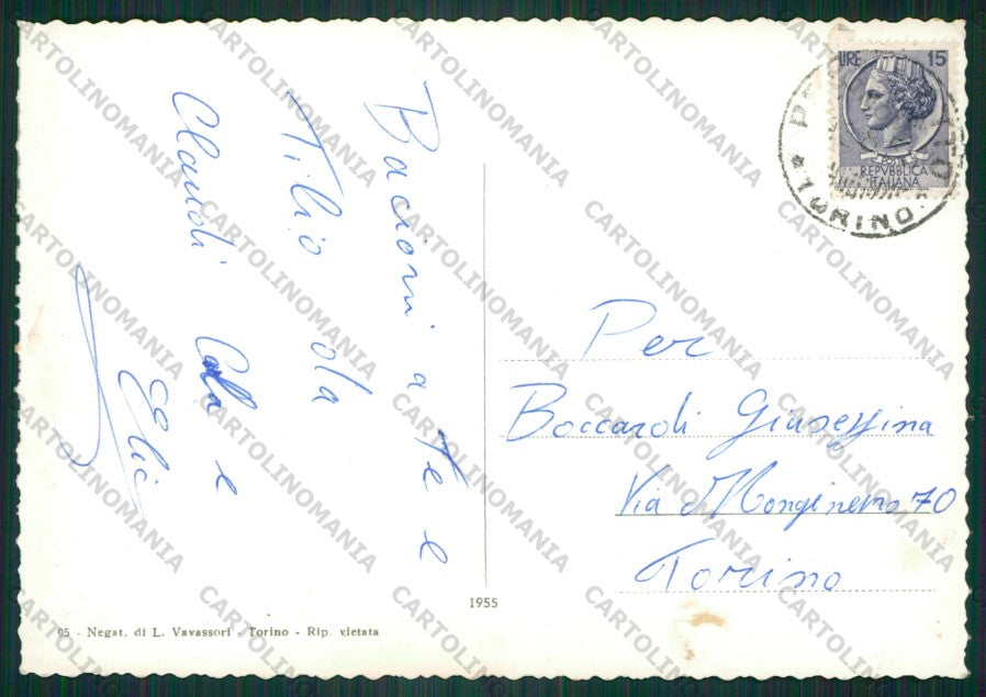 Torino Lanzo Santuario Sant'Ignazio Foto FG cartolina KV9240 – retro