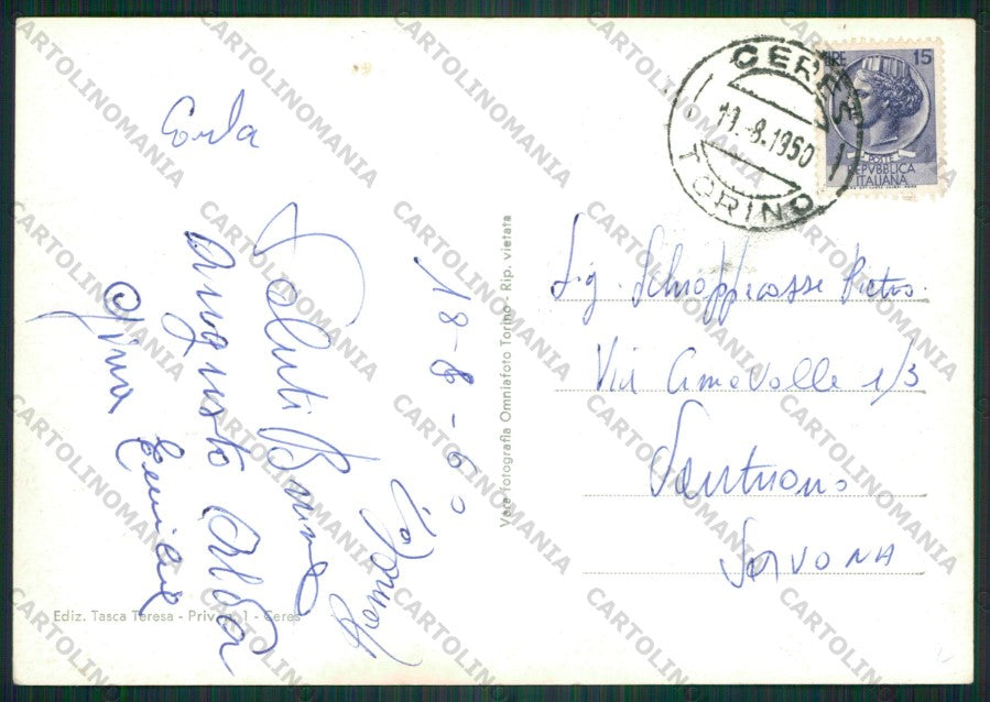 Torino Ceres Foto FG cartolina KV9242 – retro