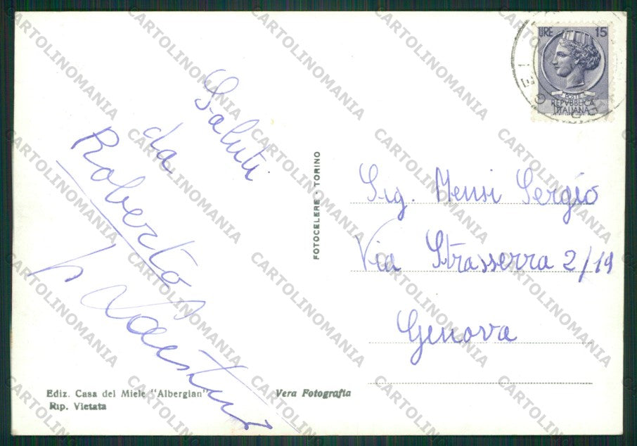 Torino Pragelato Val Chisone Foto FG cartolina KV9254 – retro