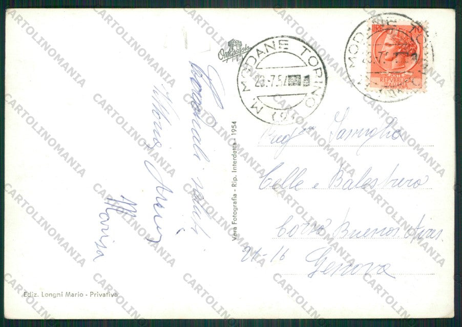 Torino Ulzio Foto FG cartolina KV9265 – retro