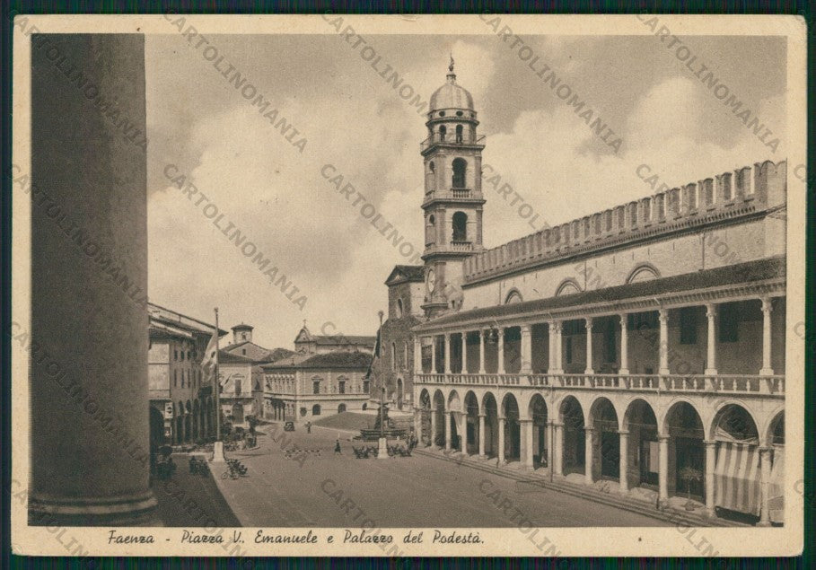 Ravenna Faenza Palazzo Podestà FG cartolina KV9267 – fronte