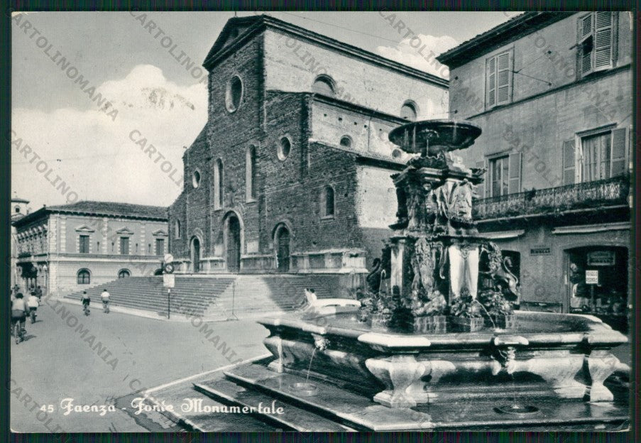 Ravenna Faenza Fontana Foto FG cartolina KV9268 – fronte