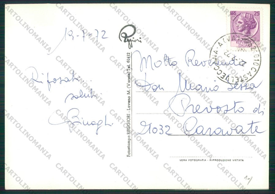 Varese Castelveccana Sarigo Auto Foto FG cartolina KV9284 – retro