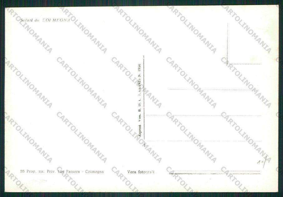 Varese Luino Colmegna Lago Maggiore Foto FG cartolina KV9290 – retro
