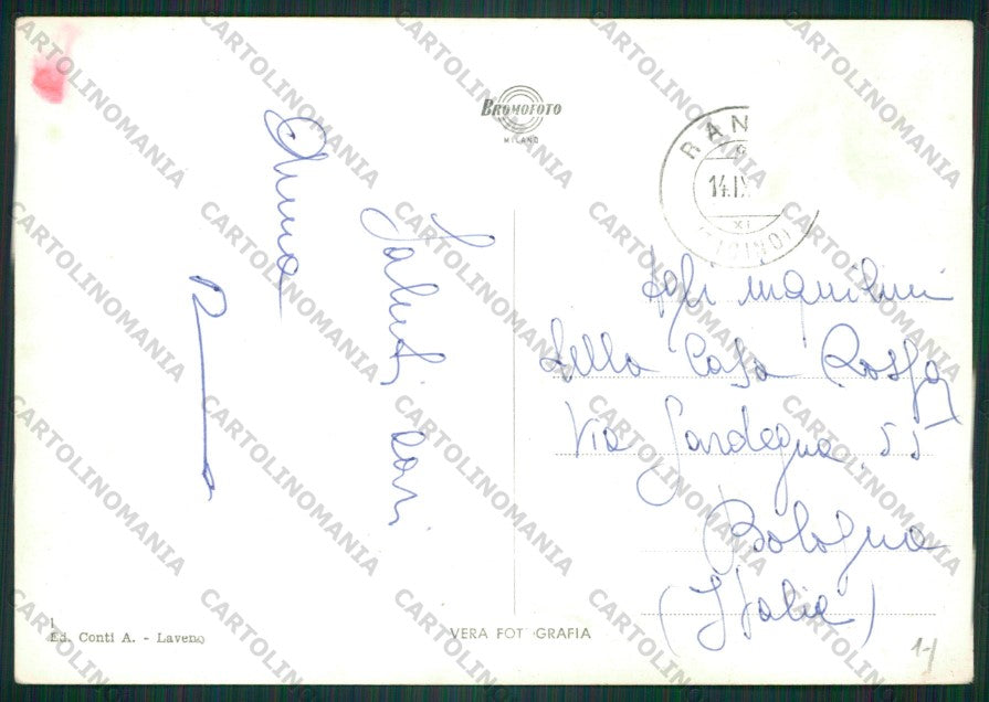 Varese Maccagno Pino Lago Maggiore Foto FG cartolina KV9302 – retro