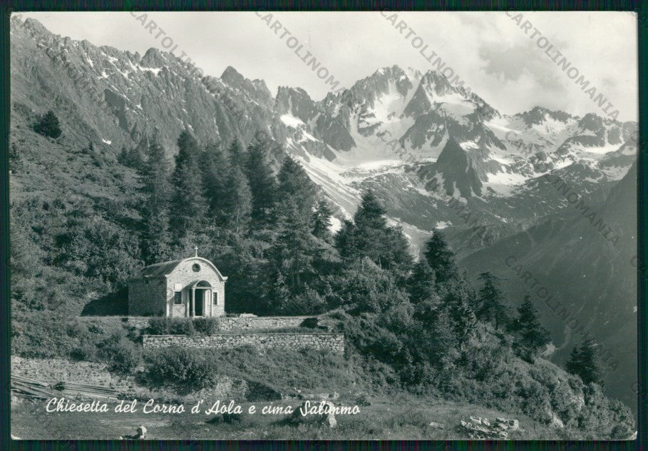 Brescia Ponte di Legno Rifugio Corno d'Aola Foto FG cartolina KV9313 – fronte