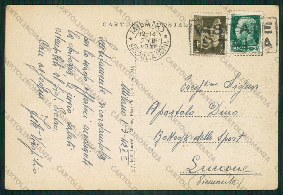 Milano Città PIEGHINA FG cartolina KV9321 – retro