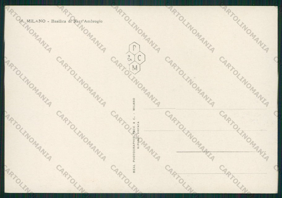 Milano Città Auto Foto FG cartolina KV9332 – retro