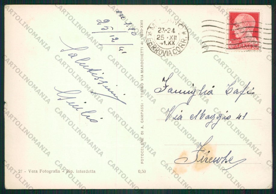 Milano Città Foto FG cartolina KV9334 – retro