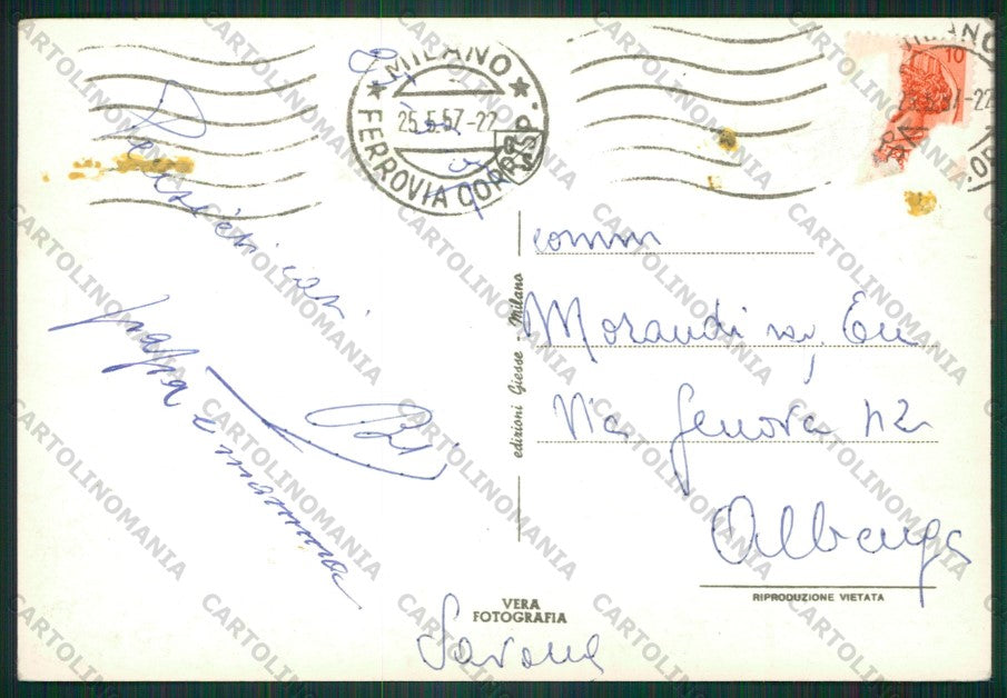 Milano Città ABRASA Foto FG cartolina KV9338 – retro