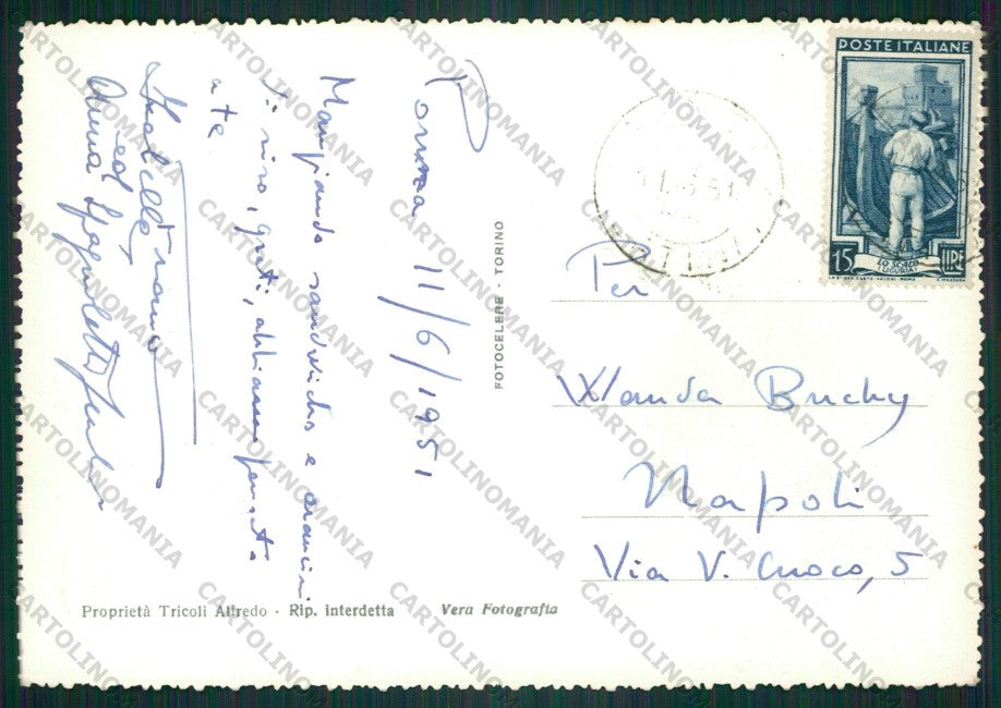 Latina Ponza Foto FG cartolina KV9359 – retro
