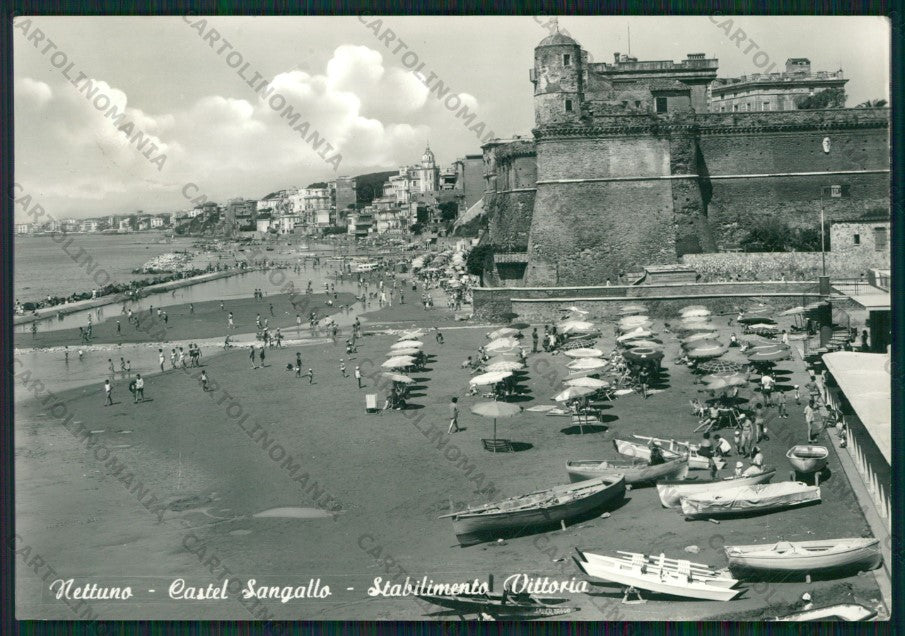 Roma Nettuno Barche Foto FG cartolina KV9362 – fronte