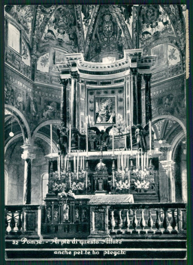Napoli Pompei Santuario Foto FG cartolina KV9374 – fronte