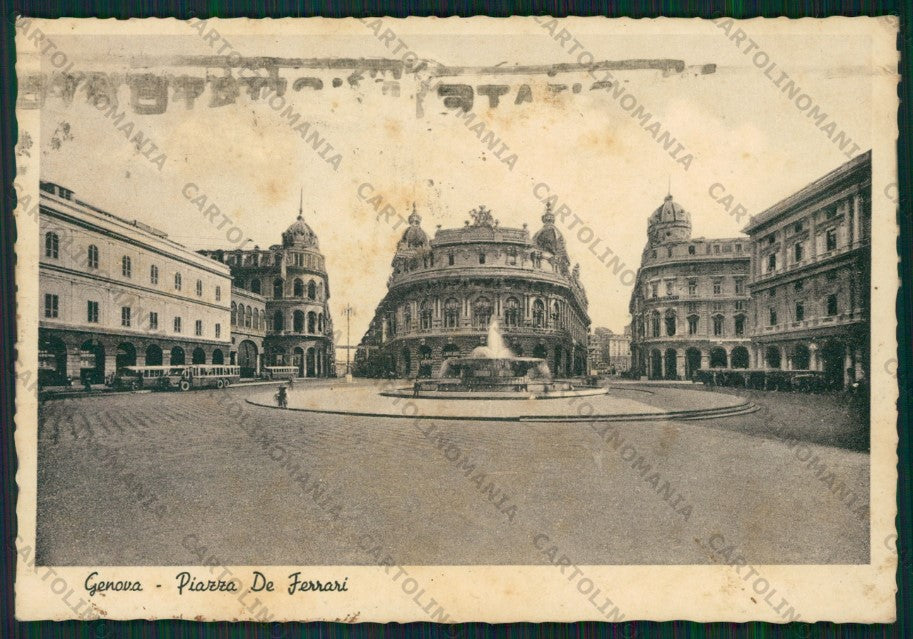 Genova Città MACCHIE FG cartolina KV9375 – fronte