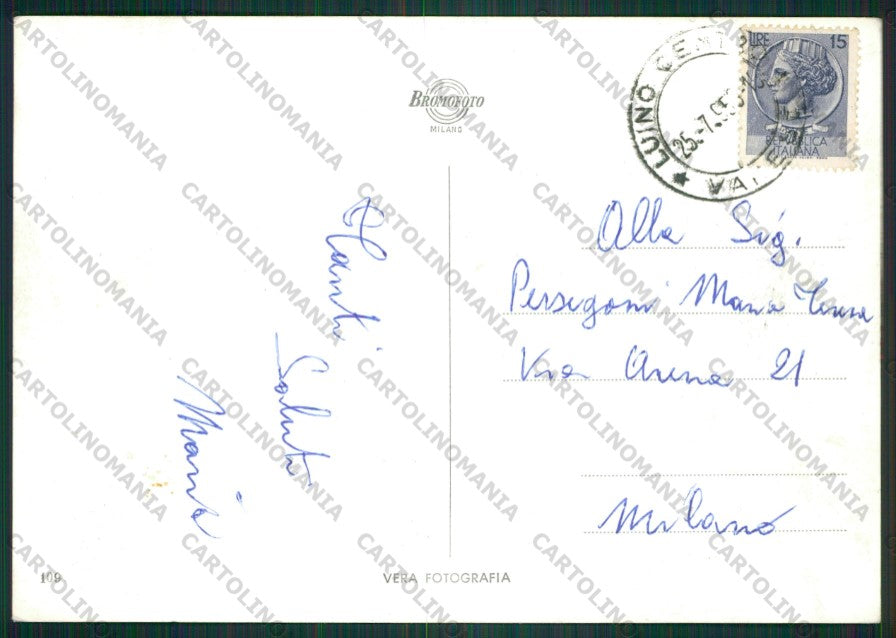 Varese Luino Lago Maggiore Foto FG cartolina KV9379 – retro
