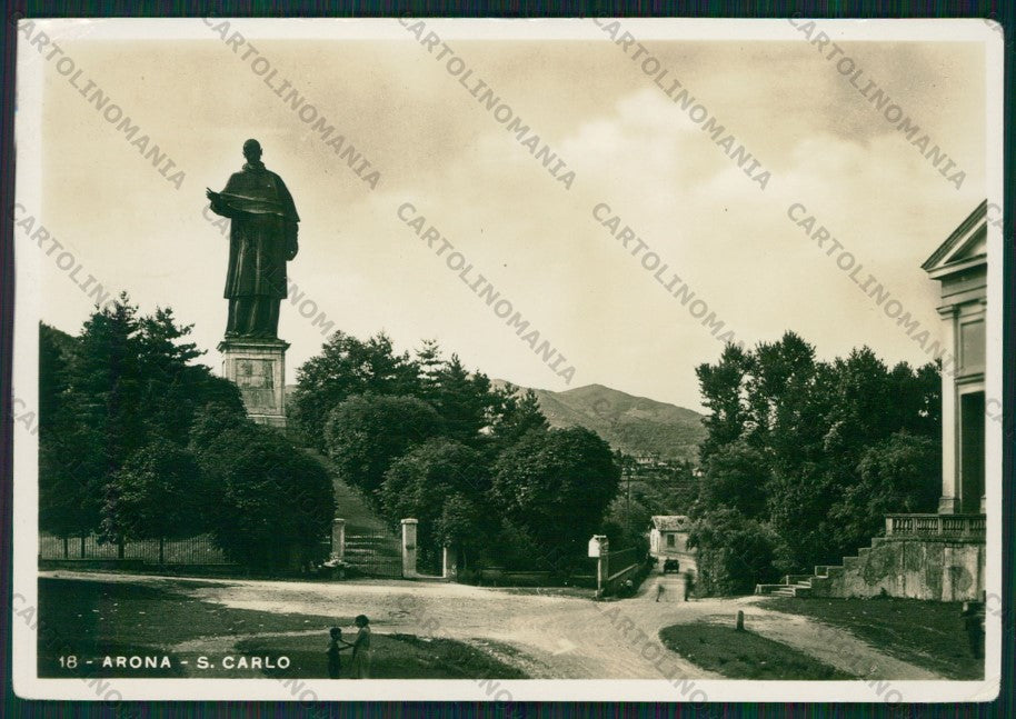 Novara Arona San Carlo PIEGHINE Foto FG cartolina KV9381 – fronte