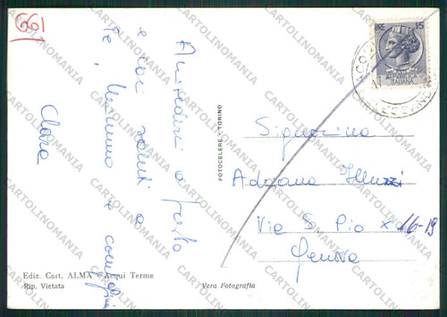Alessandria Acqui Terme Foto FG cartolina KV9388 – retro