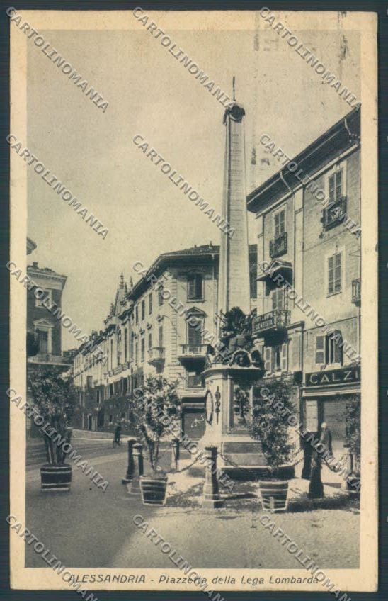 Alessandria Città PIEGHINE cartolina LQ0018 – fronte