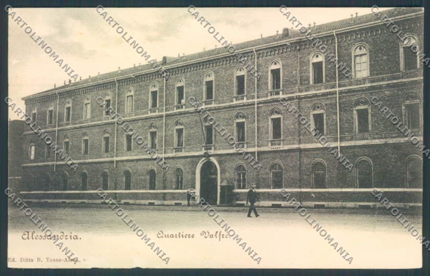 Alessandria Città Quartiere Valfrè ABRASA cartolina LQ0024 – fronte