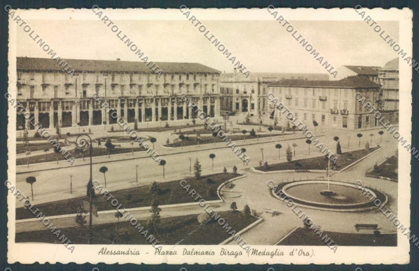 Alessandria Città ABRASA PIEGHE cartolina LQ0025 – fronte