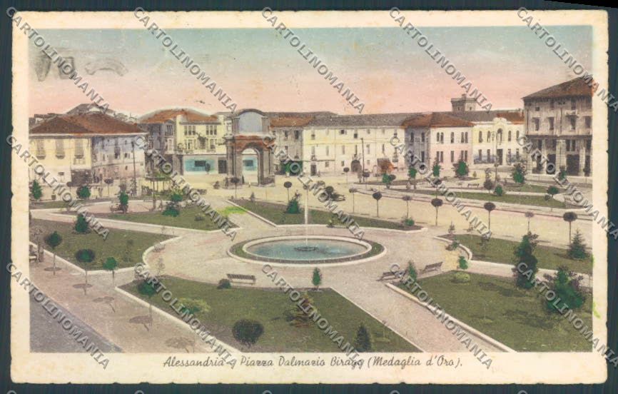 Alessandria Città PIEGHE cartolina LQ0027 – fronte
