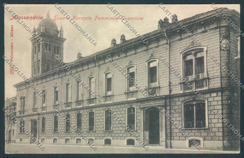 Alessandria Città Scuola Femminile cartolina LQ0031 – fronte