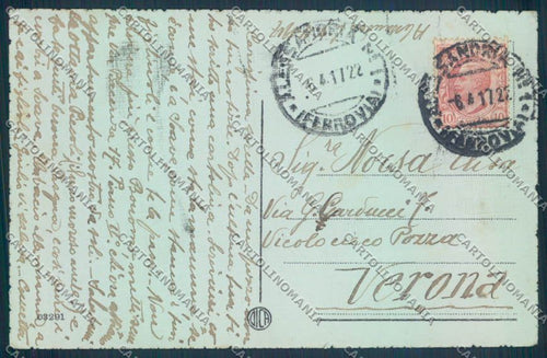 Alessandria Città Mercato cartolina LQ0036 – retro