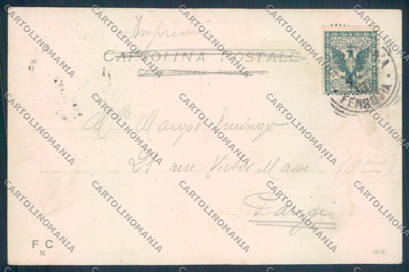 Alessandria Città cartolina LQ0038 – retro