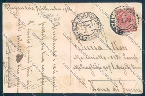 Alessandria Città Caserma Valfrè ABRASA PIEGA cartolina LQ0039 – retro