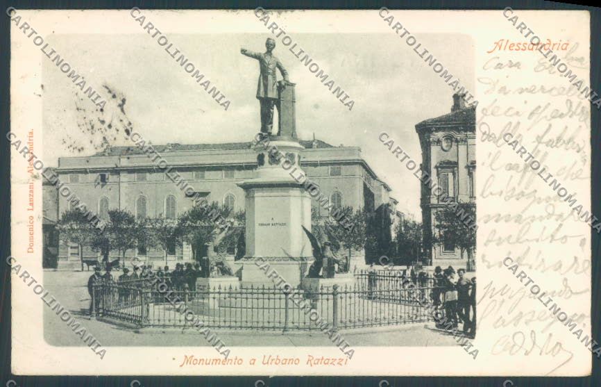 Alessandria Città Urbano Rattazzi STRAPPO cartolina LQ0048 – fronte