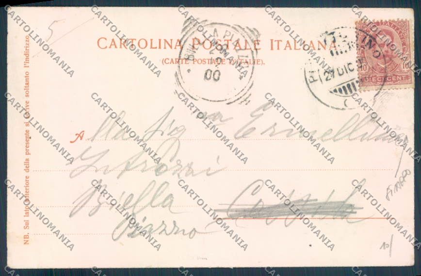 Alessandria Città Urbano Rattazzi STRAPPO cartolina LQ0048 – retro