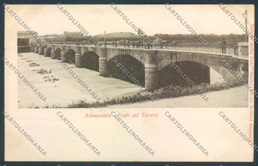 Alessandria Città Tanaro cartolina LQ0052 – fronte