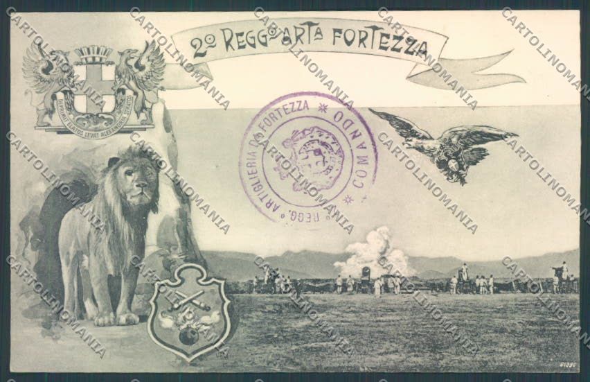 Alessandria Città Reggimento Artiglieria Fortezza cartolina LQ0057 – fronte