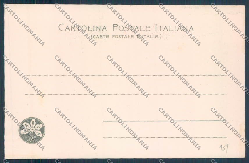 Alessandria Città Reggimento Artiglieria Fortezza cartolina LQ0057 – retro
