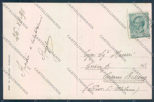 Alessandria Città Mercato cartolina LQ0059 – retro
