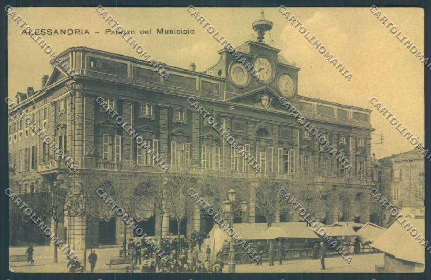 Alessandria Città Municipio cartolina LQ0075 – fronte