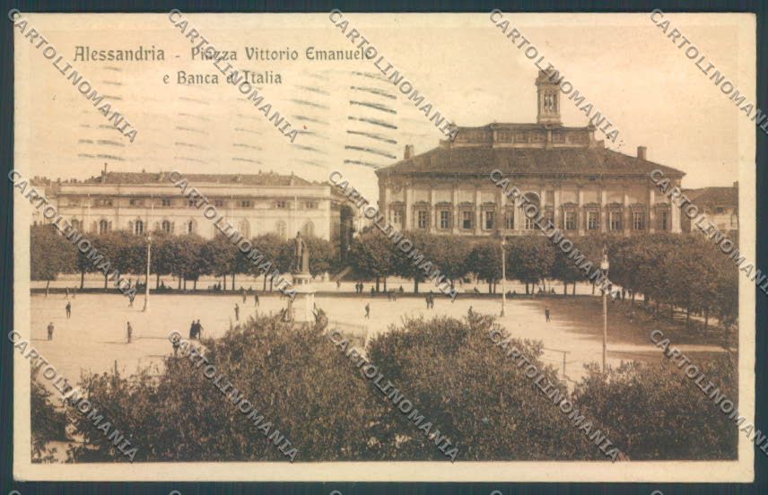 Alessandria Città Banca cartolina LQ0094 – fronte
