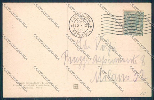 Alessandria Città Banca cartolina LQ0094 – retro