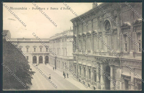 Alessandria Città Banca cartolina LQ0103 – fronte