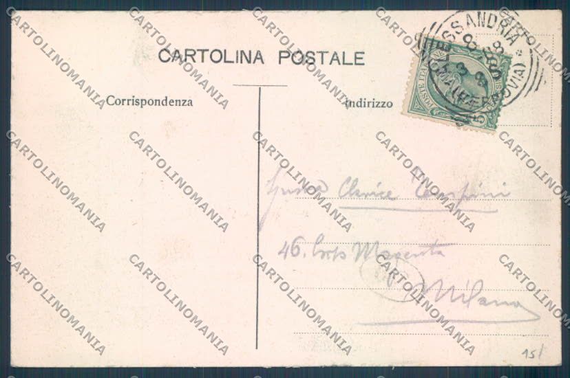 Alessandria Città cartolina LQ0110 – retro
