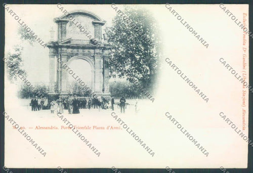 Alessandria Città Arco Trionfale cartolina LQ0111 – fronte