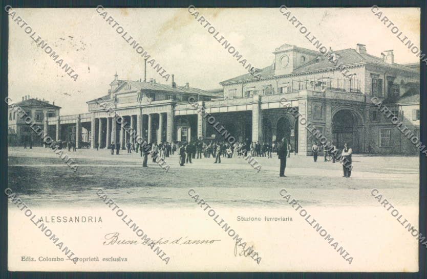 Alessandria Città Stazione cartolina LQ0112 – fronte