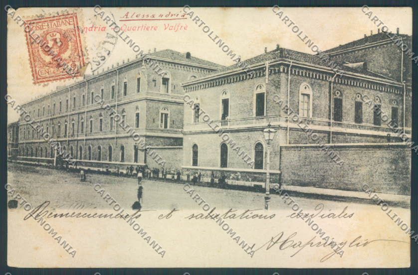 Alessandria Città Quartiere Valfrè cartolina LQ0114 – fronte