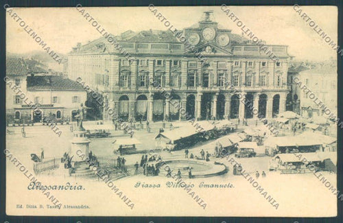 Alessandria Città Mercato cartolina LQ0116 – fronte